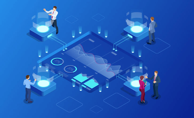 AI Works With Blockchain